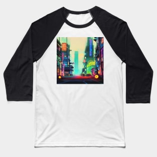 Neon view Baseball T-Shirt